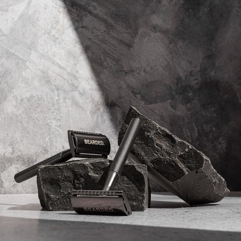 Double Edge Safety Razor-BEARDED.-BEARDED.