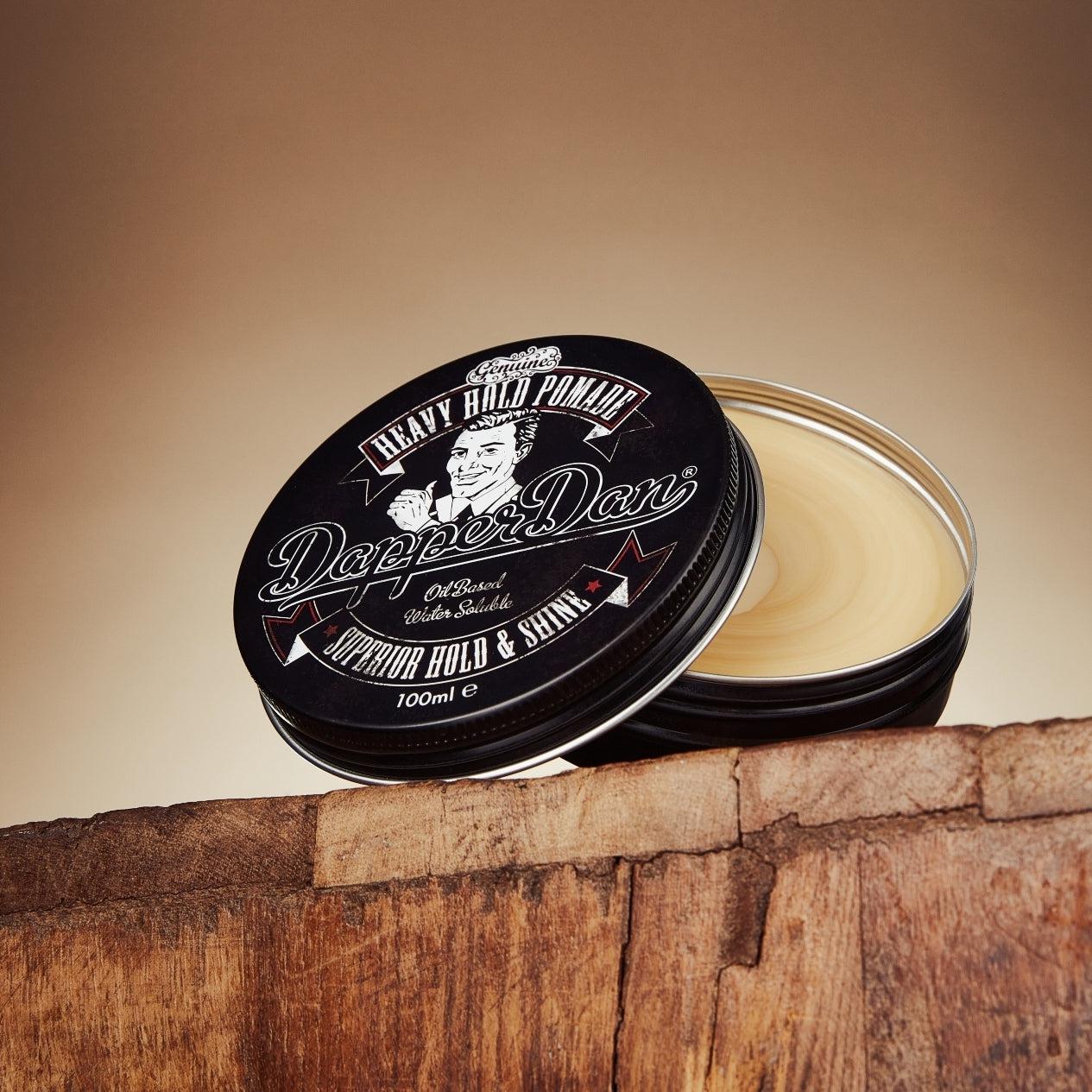 Heavy Hold Pomade-Dapper Dan-BEARDED.