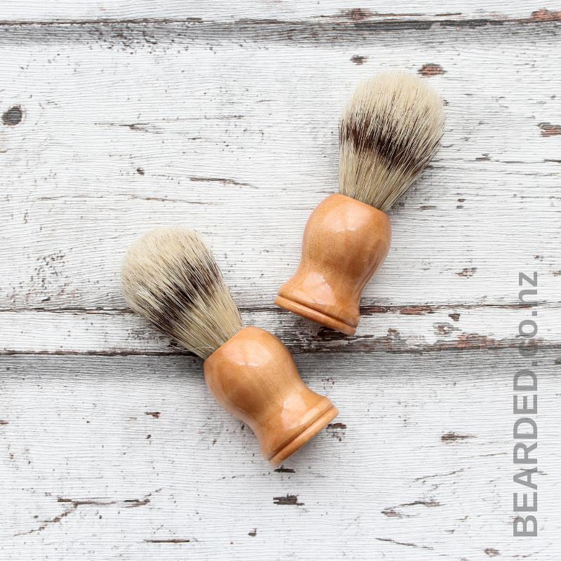 Boar Bristle Shave Brush-Lambert's Luscious-BEARDED.