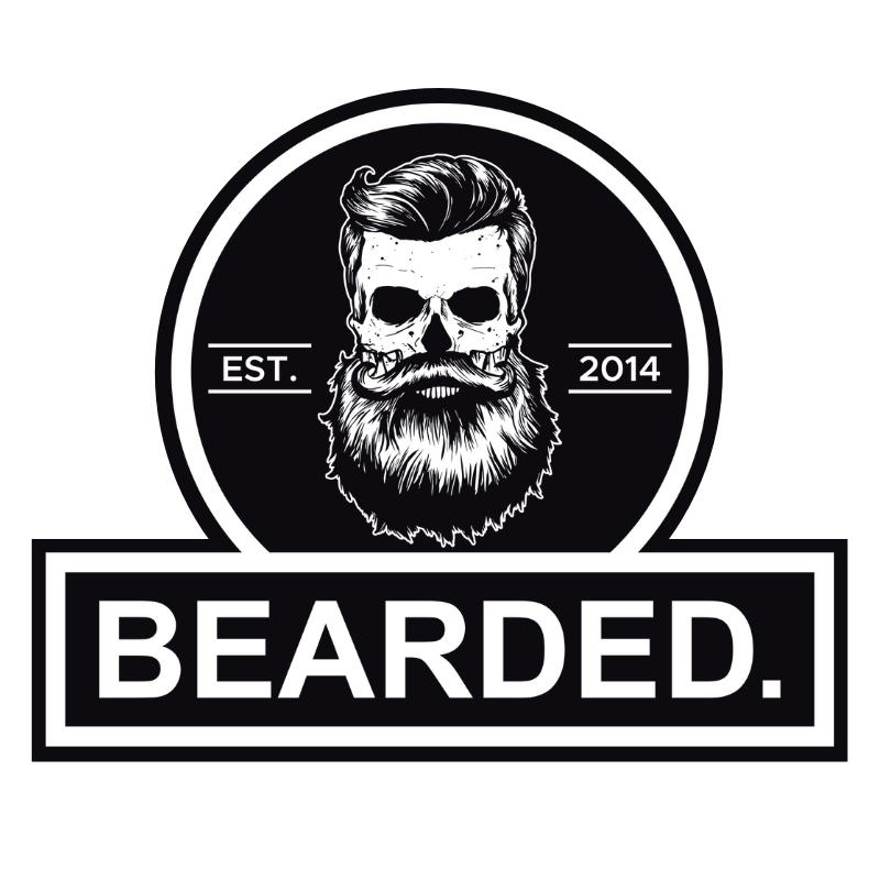 BEARDED. Sticker-BEARDED.-BEARDED.