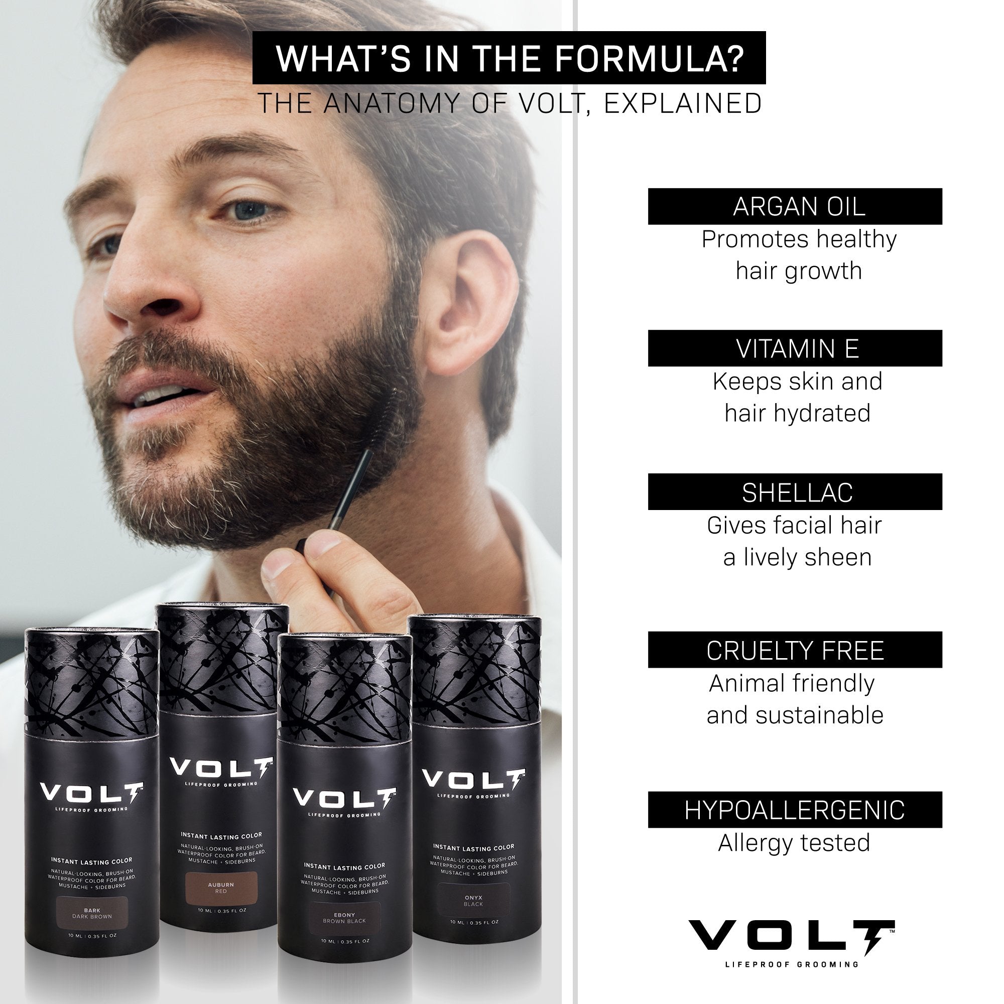 Instant Beard Colour Set-VOLT-BEARDED.